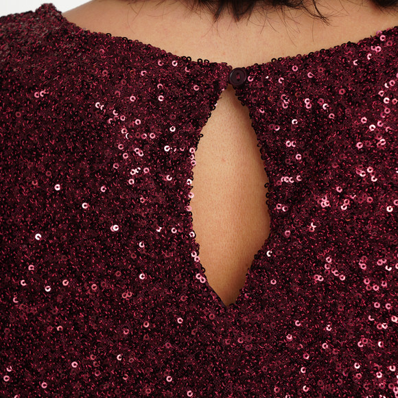 Damen Shirt mit glitzernden Pailletten