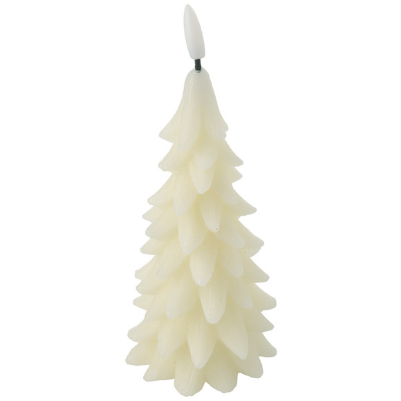 Große LED-Kerze in Tannenbaum-Optik