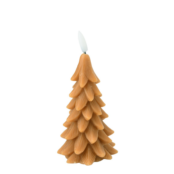 Grote LED-kaars in kerstboomlook