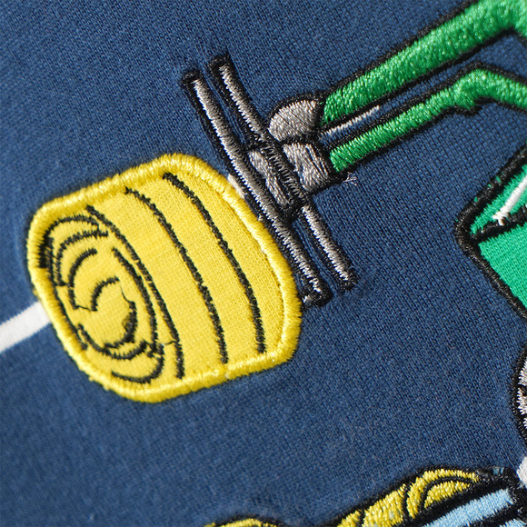 Jungen Langarmshirt mit Trecker-Motiv