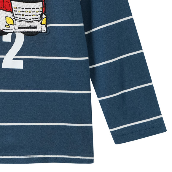Jungen Langarmshirt mit Feuerwehr-Motiv
