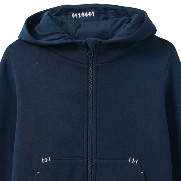 Sweaterjas voor jongens met siernaden