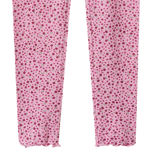 Mädchen Leggings mit Blumen