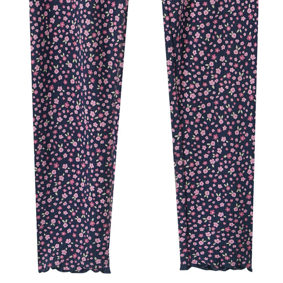 Mädchen Leggings mit Blumen