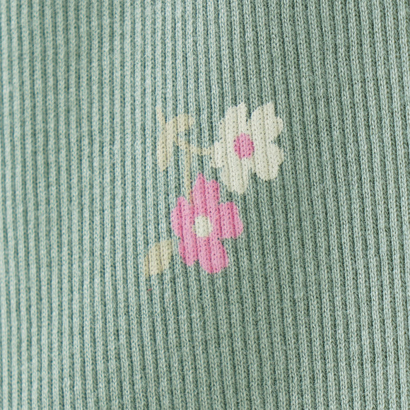 Mädchen Langarmshirt mit Blumen-Prints