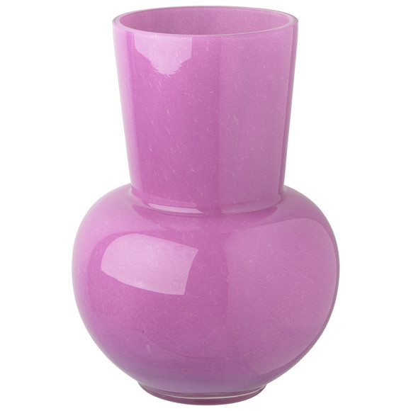 Glazen vaas in organische vorm