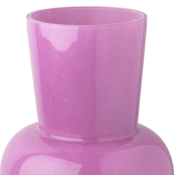 Glazen vaas in organische vorm