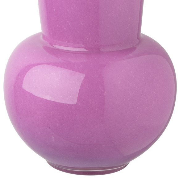 Glazen vaas in organische vorm