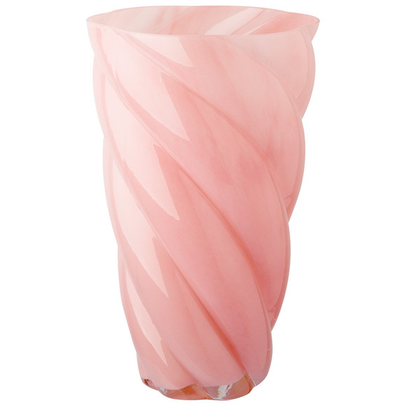 Glazen vaas in organische vorm