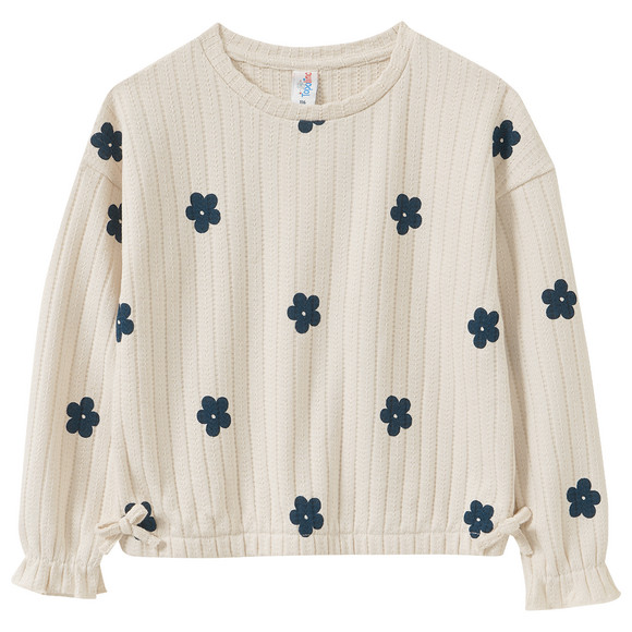 Mädchen Shirt mit Blumen-Allover