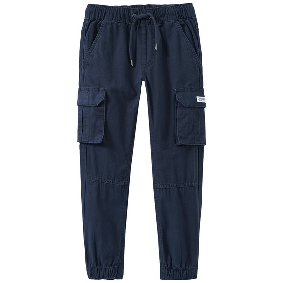 Jungen Cargohose mit Tunnelzug dunkelblau
