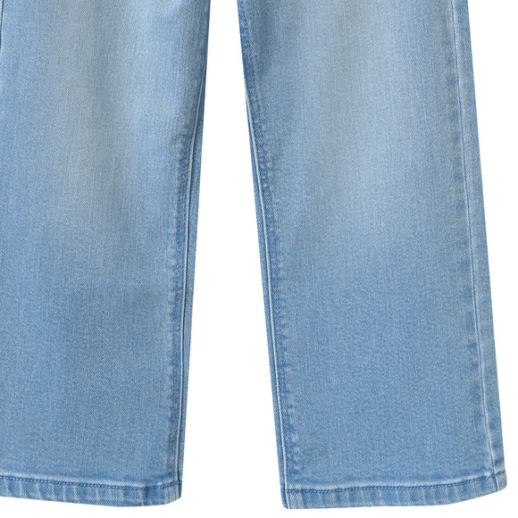Mädchen Jeans mit Stoffgürtel