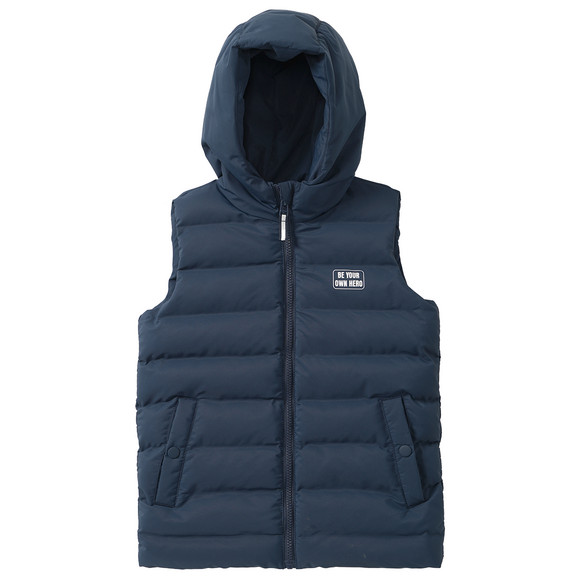 Jungen Steppweste mit Kapuze