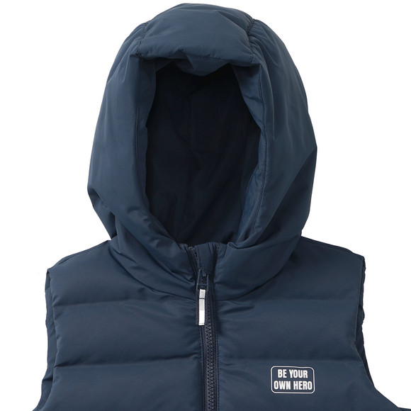 Jungen Steppweste mit Kapuze