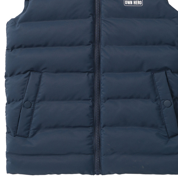 Jungen Steppweste mit Kapuze