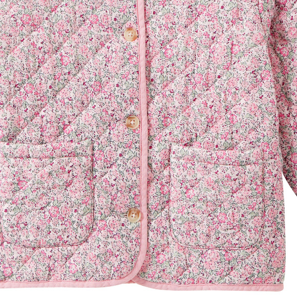 Meisjesjack met bloemenprint