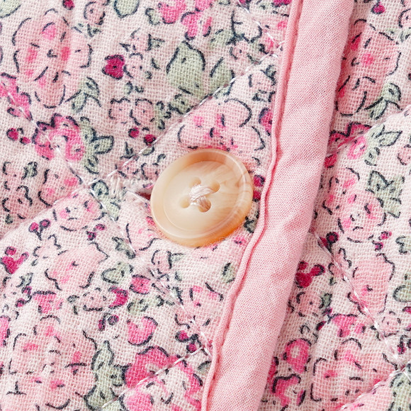 Meisjesjack met bloemenprint