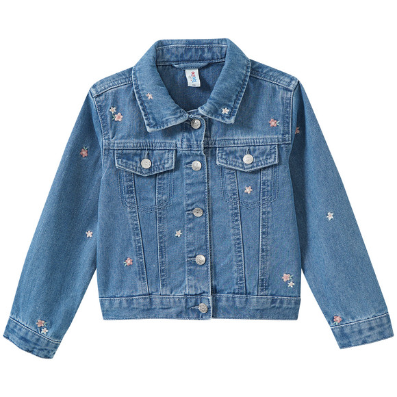 Mädchen Jeansjacke mit Applikationen