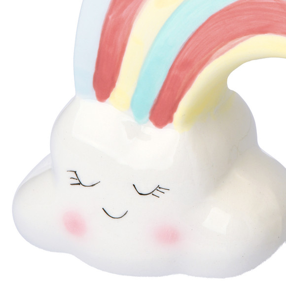 Regenboogvormige spaarpot