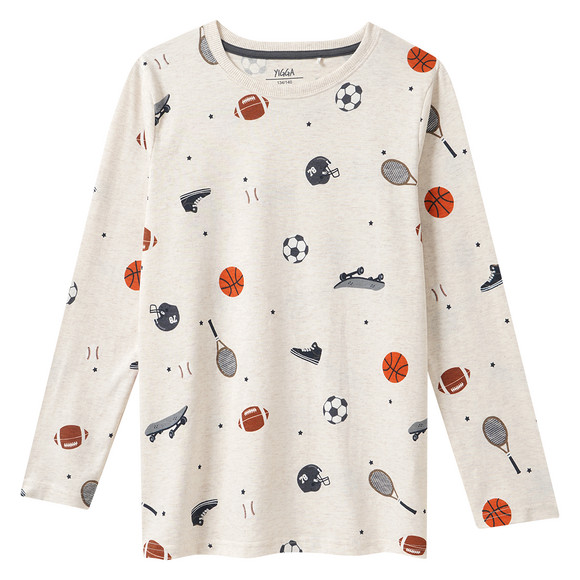 Jungen Schlafanzug mit Sport-Motiven