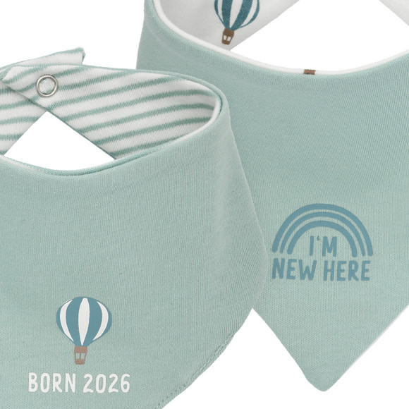 2 Baby Bandanas Born 2026