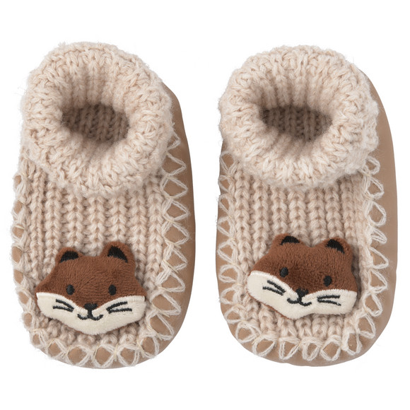 Sloffen met vossenapplicatie