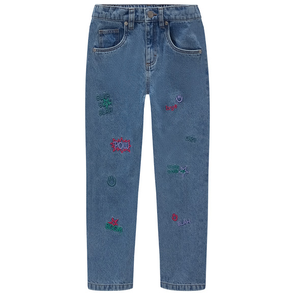 Jeans voor jongens met borduursels