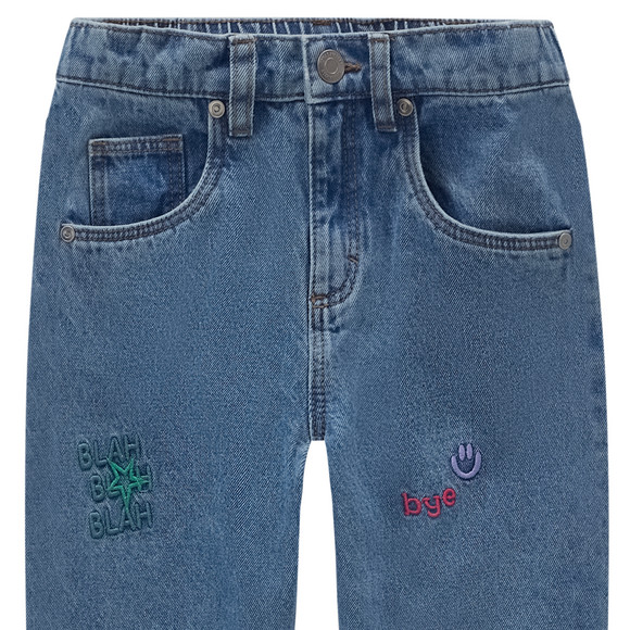 Jeans voor jongens met borduursels