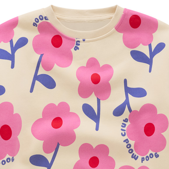 Mädchen Sweatshirt mit Bio-Baumwolle
