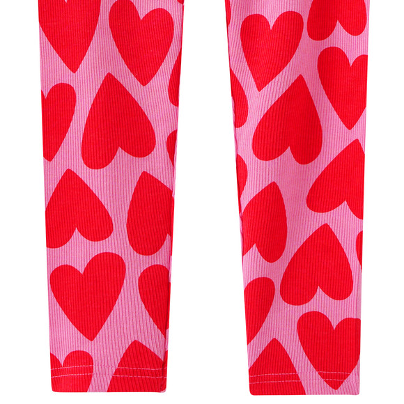 Mädchen Leggings in Ripp-Qualität