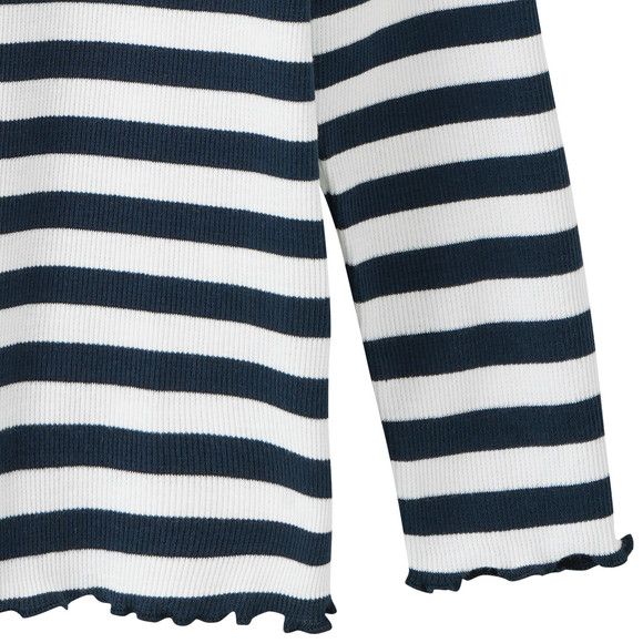 Mädchen Langarmshirt im Streifen-Look
