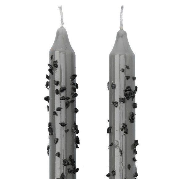 2 Stabkerzen im weihnachtlichen Design