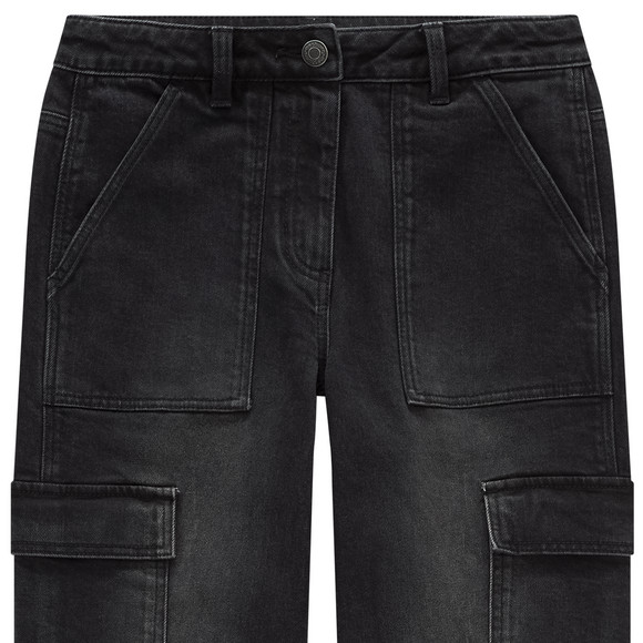 Mädchen Cargo-Jeans mit geradem Bein