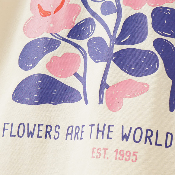 Mädchen T-Shirt mit großem Print
