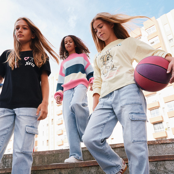 Disney Classics-shirt, lange mouw Bambi-print