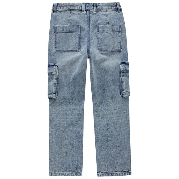 Jungen Cargo-Jeans mit geradem Bein