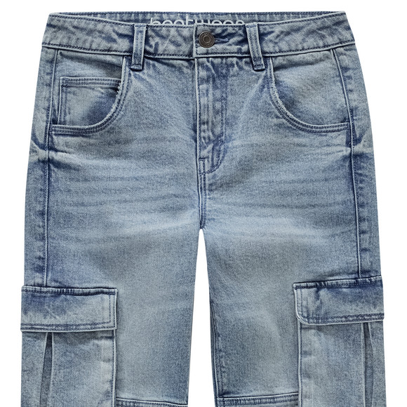 Jungen Cargo-Jeans mit geradem Bein