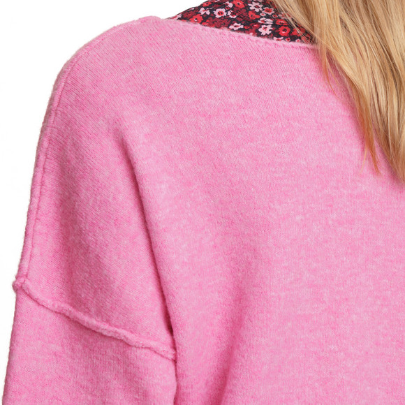 Damen Strickpullover mit U-Boot-Ausschnitt