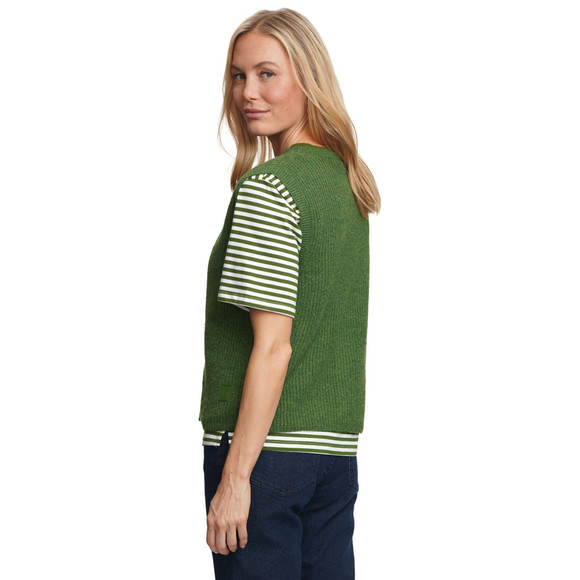 Damen Strickweste mit Knopfleiste