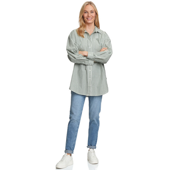 Damen Hemdbluse im Streifen-Look