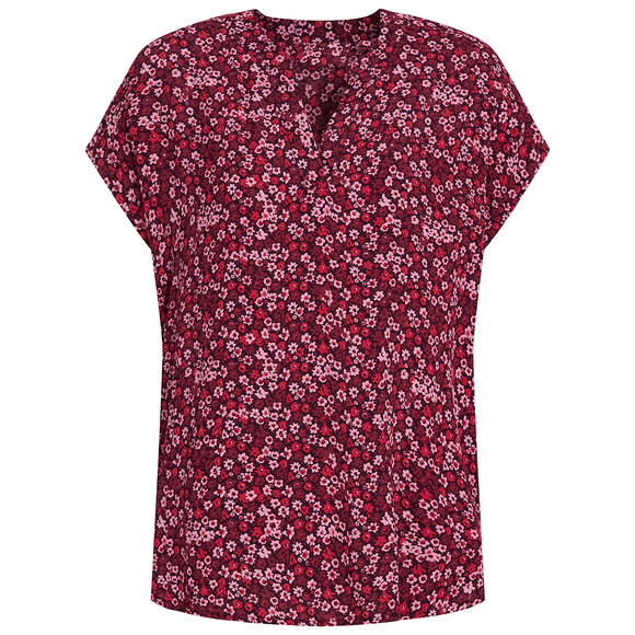 Damen Bluse mit floralem Allover-Print