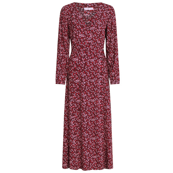 Damen Maxi-Kleid mit floralem Allover-Print