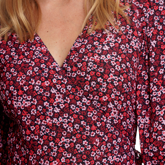 Damen Maxi-Kleid mit floralem Allover-Print