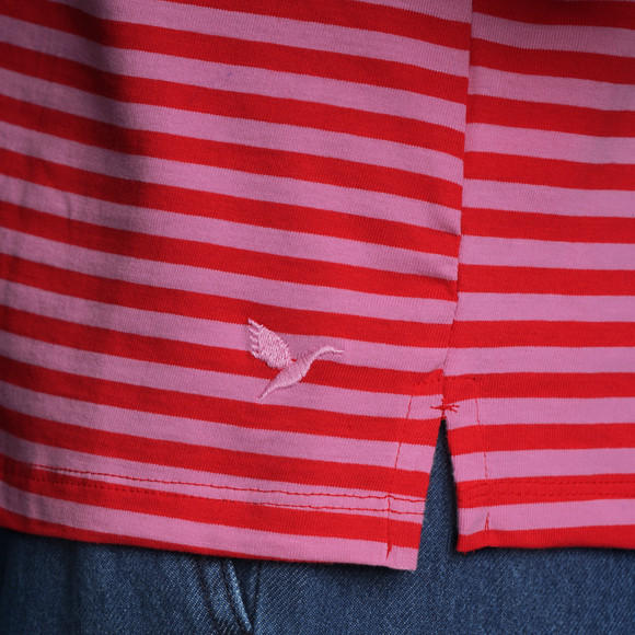 Damen T-Shirt im Streifen-Look