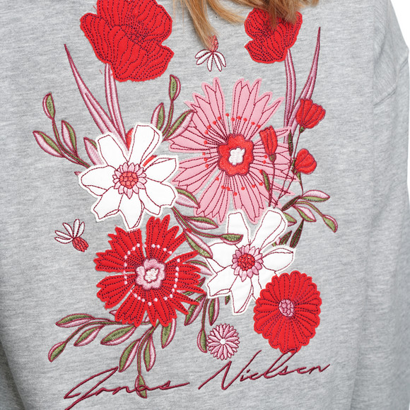 Damen Sweatshirt mit Stickerei