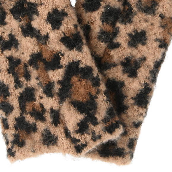 Dames armwarmers met leo all-over