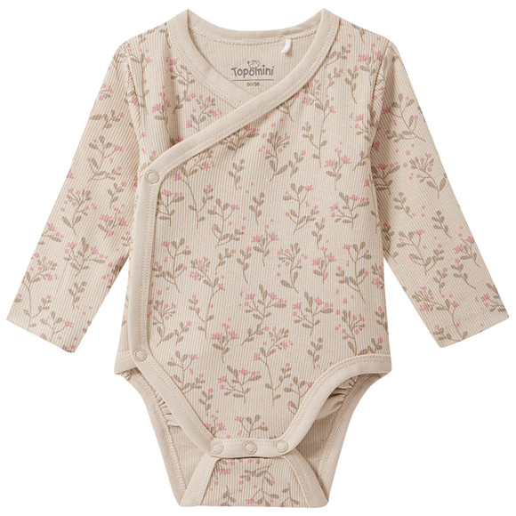 2 Baby Wickelbodys aus Bio-Baumwolle