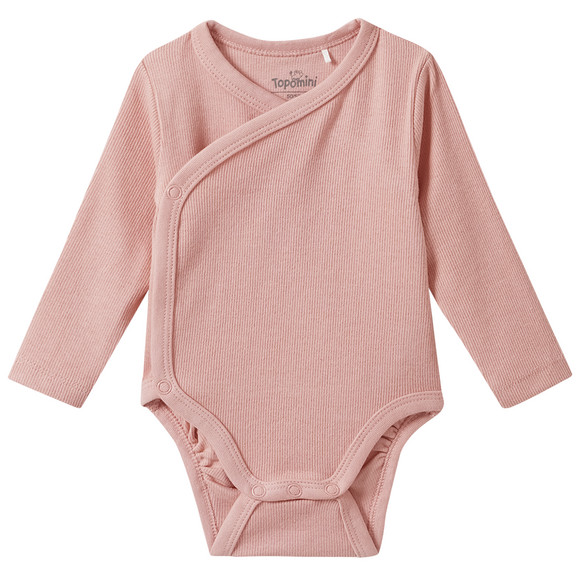 2 Baby Wickelbodys aus Bio-Baumwolle