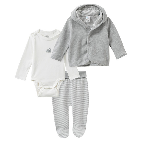 Baby Set aus Jacke, Body und Hose