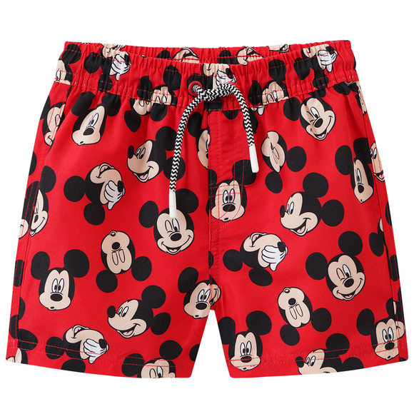 Micky Maus Badeshorts mit Allover-Print